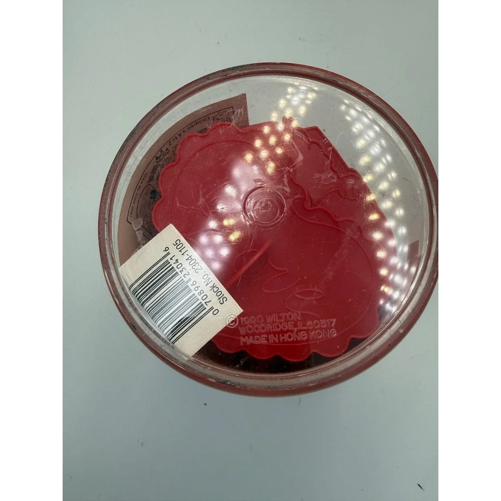 Vintage 1990 Wilton I Love You Cookie Cutters Set of 10 Valentine Heart Red